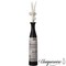 Handcrafted Black and White Waterproof Ceramic Floor Vase - Neat Classic Bottle Shaped Vase, Freestanding Design, Perfect for Tall Floral Arrangements